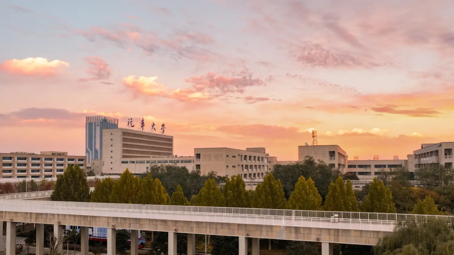 把晚霞，写进青春。